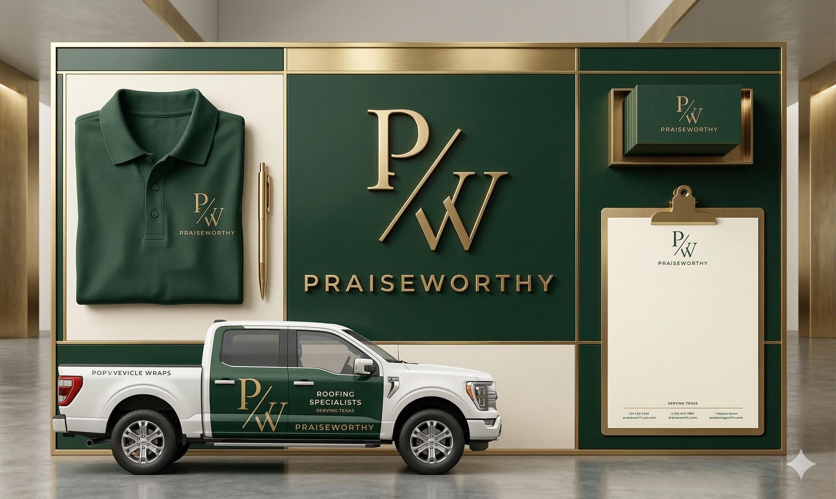 Praise Worthy 서비스 트럭 래핑 이미지